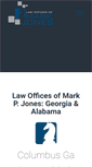 Mobile Screenshot of lawyermarkjones.com